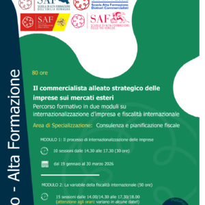 80 ore_ modulo 1 e 2_Il commercialista alleato strategico delle imprese sui mercati esteri